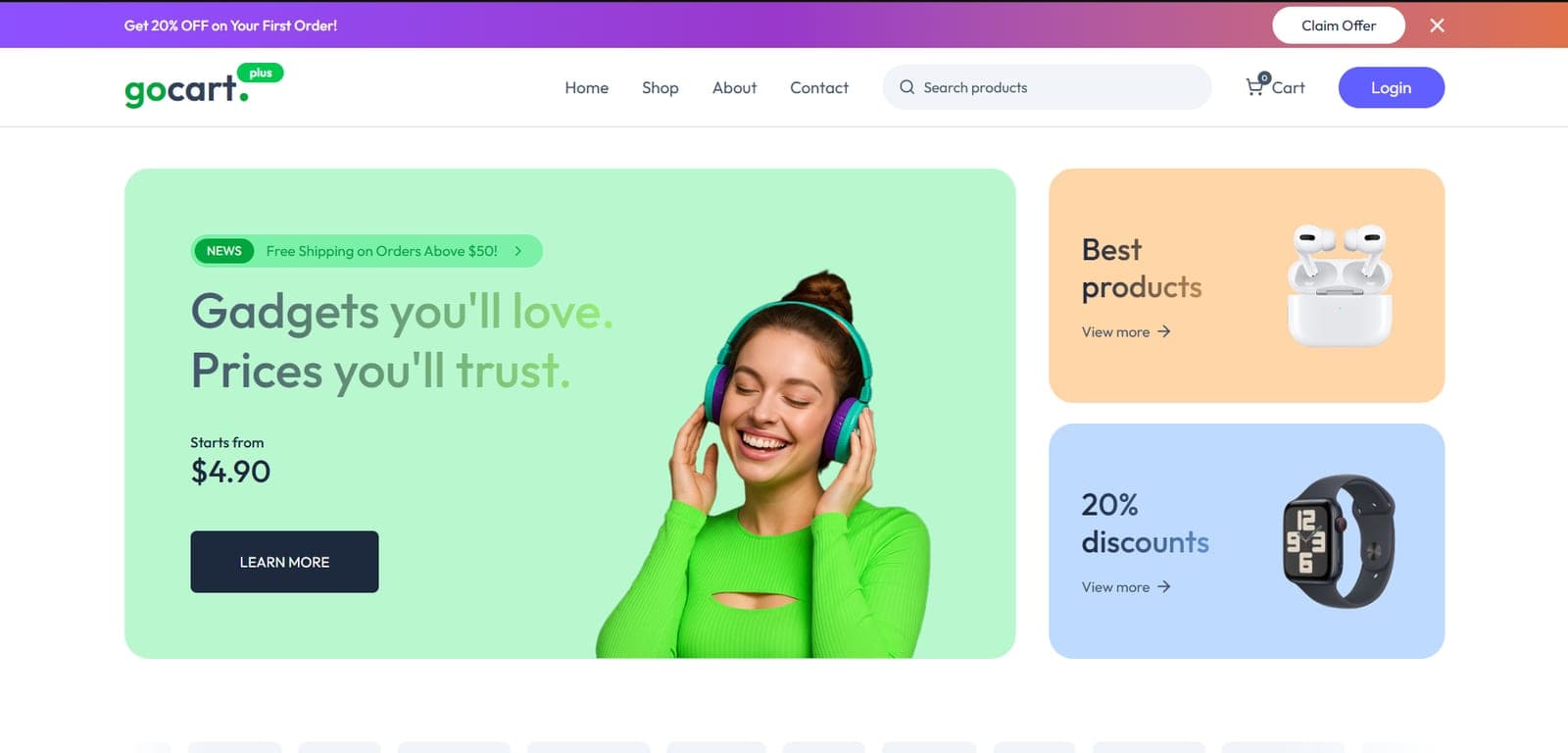 GoCart – AI-Powered Multi-Vendor E-Commerce Platform